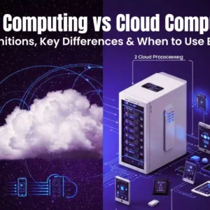 Edge Computing vs Cloud Computing Explained: Definitions, Key Differences & When to Use Each