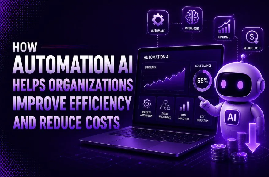 How Automation AI Helps Organizations Improve Efficiency and Reduce Costs